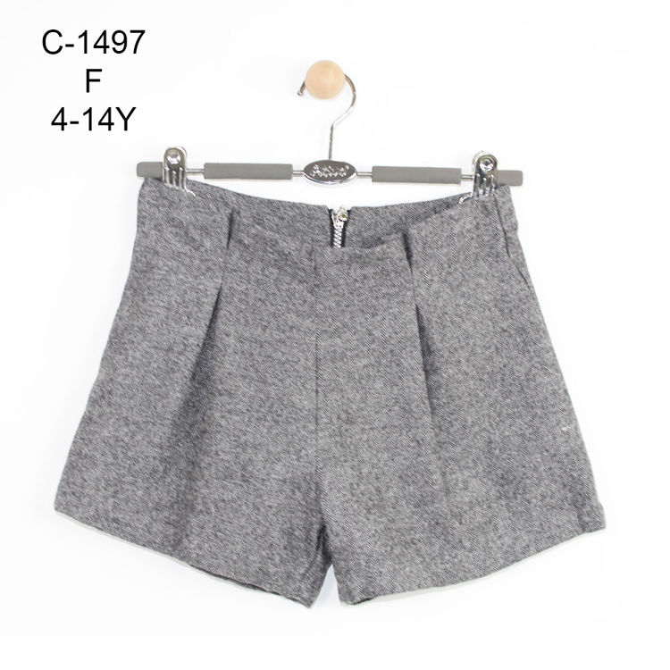 Picture of C1497- GIRLS WINTER SMART SHORTS WITH 2 FRONT PLEATS(4-16YRS